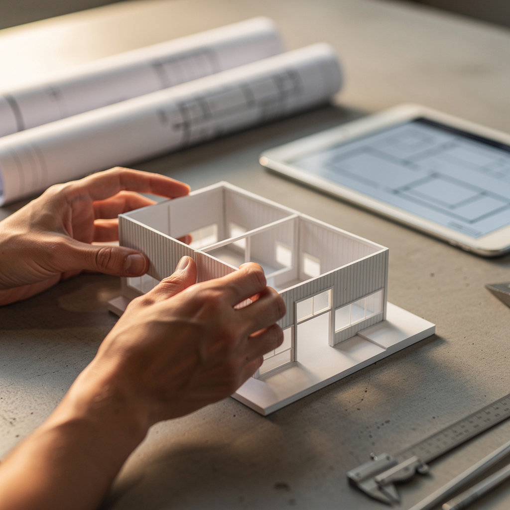 Pacific Acoustics North expert agent reviewing industrial property plans in Santa Barbara County